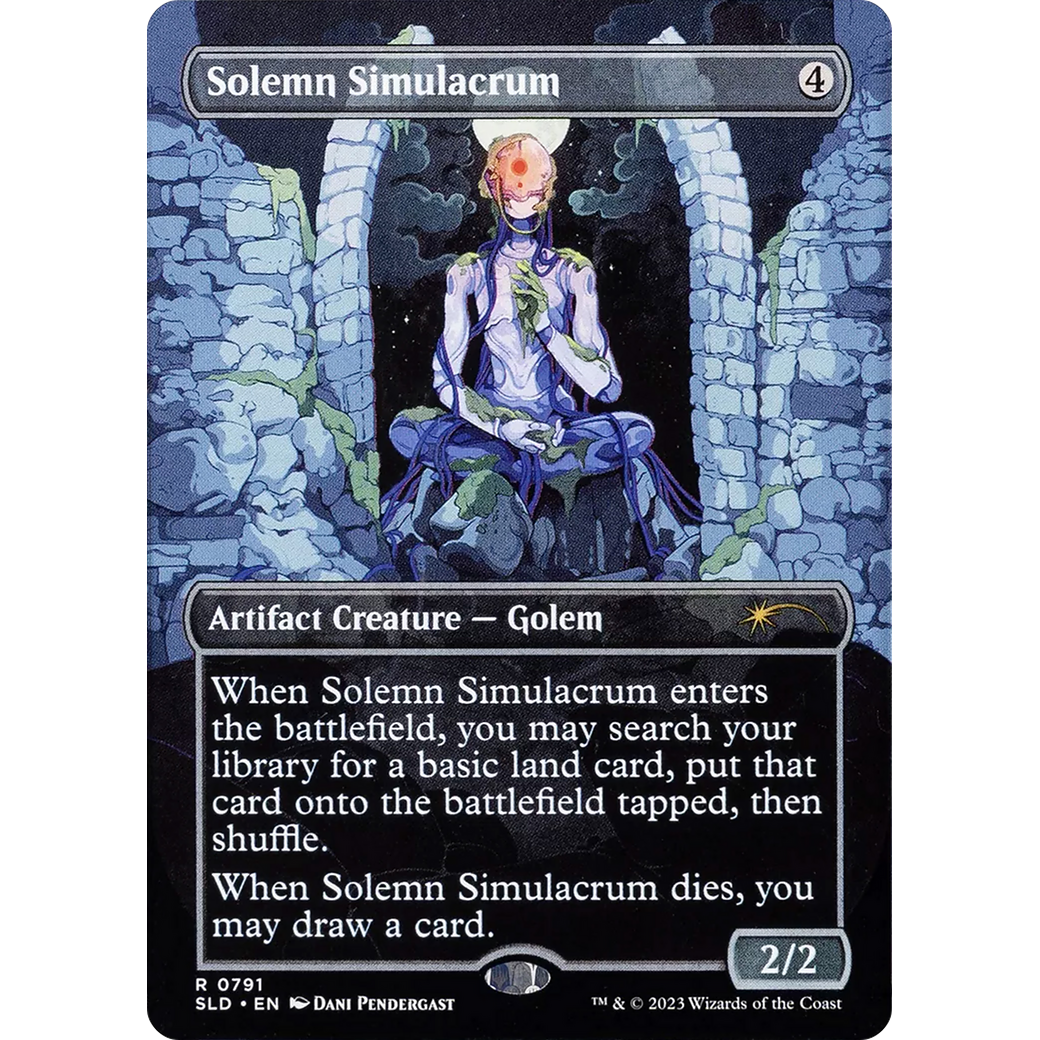 Solemn Simulacrum (0791) (SLD-791) - Secret Lair Drop (Borderless)