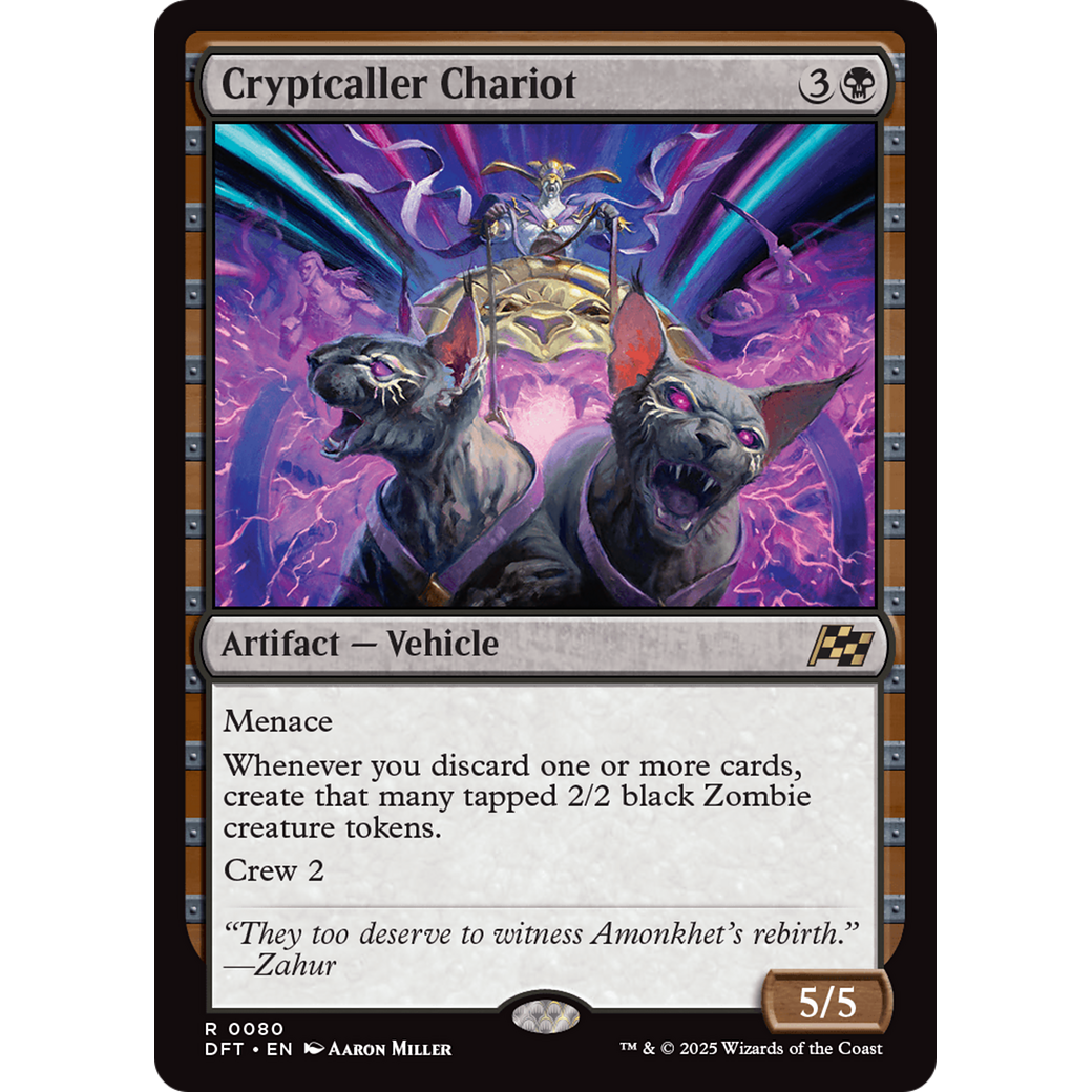 Cryptcaller Chariot (DFT-080) - Aetherdrift Foil