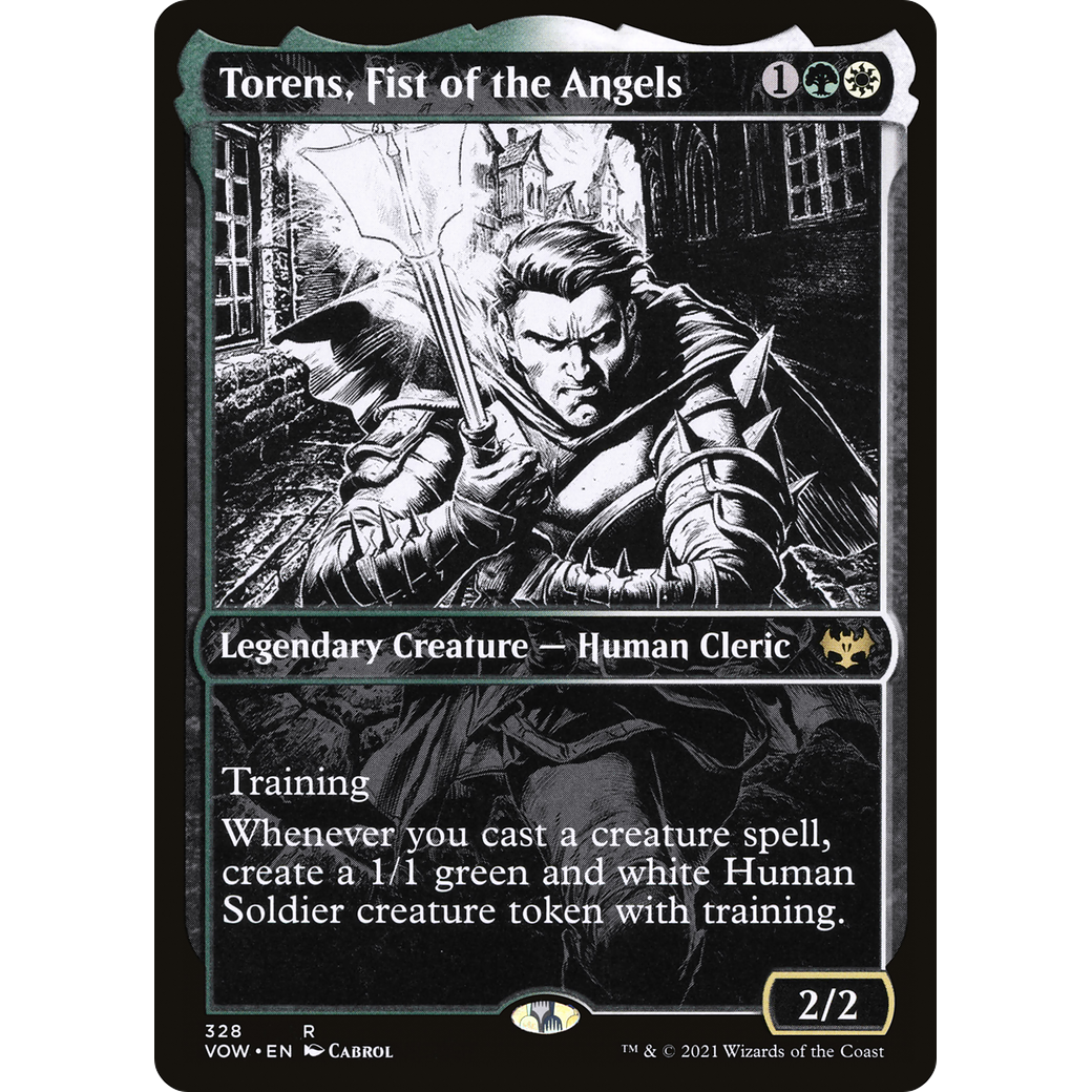 Torens, Fist of the Angels (Showcase) (VOW-328) - Innistrad: Crimson Vow: (Showcase) Foil