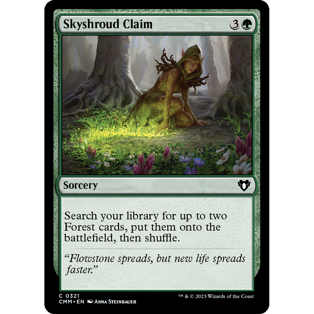 Skyshroud Claim (CMM-321) - Commander Masters Foil