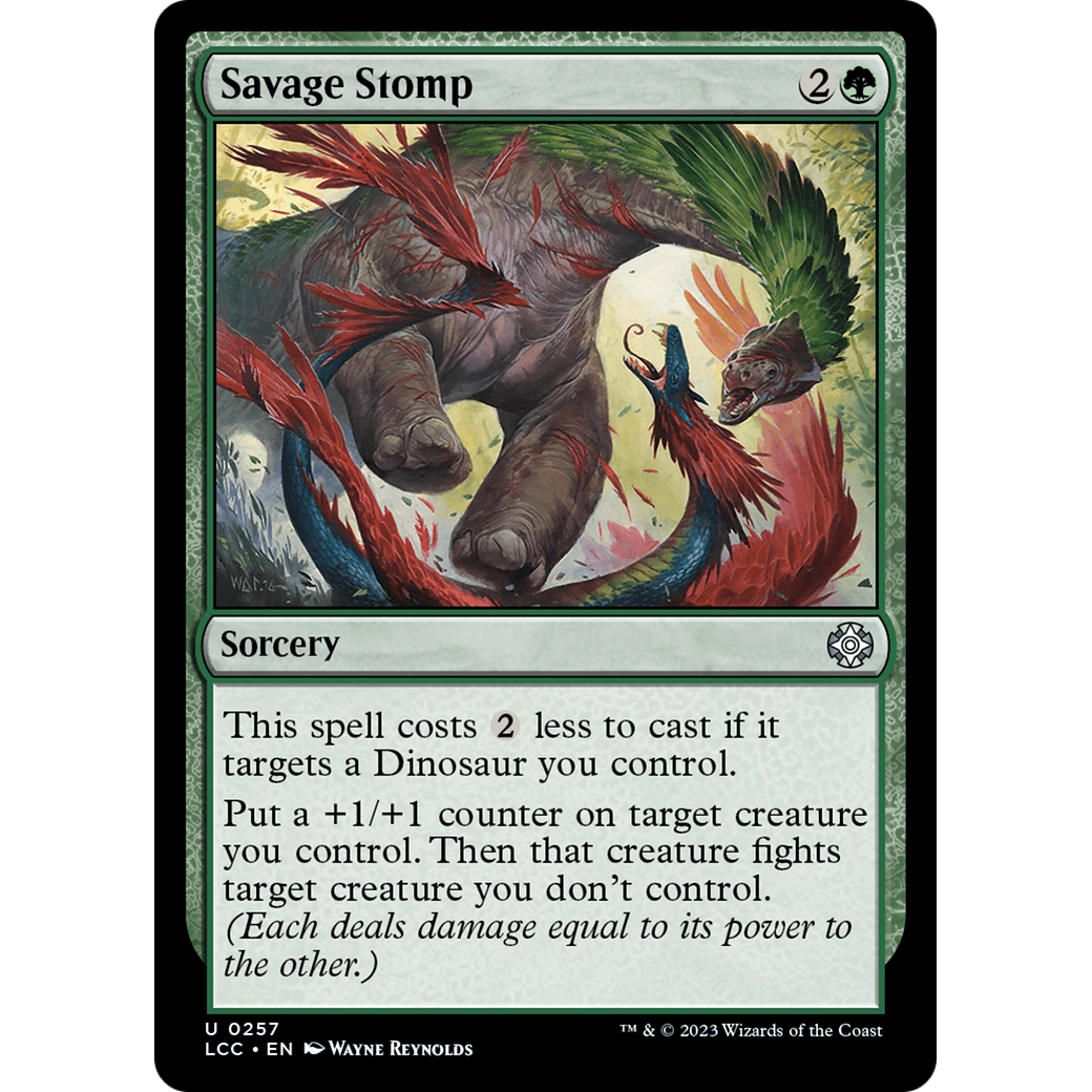 Savage Stomp (LCC-257) - The Lost Caverns of Ixalan Commander