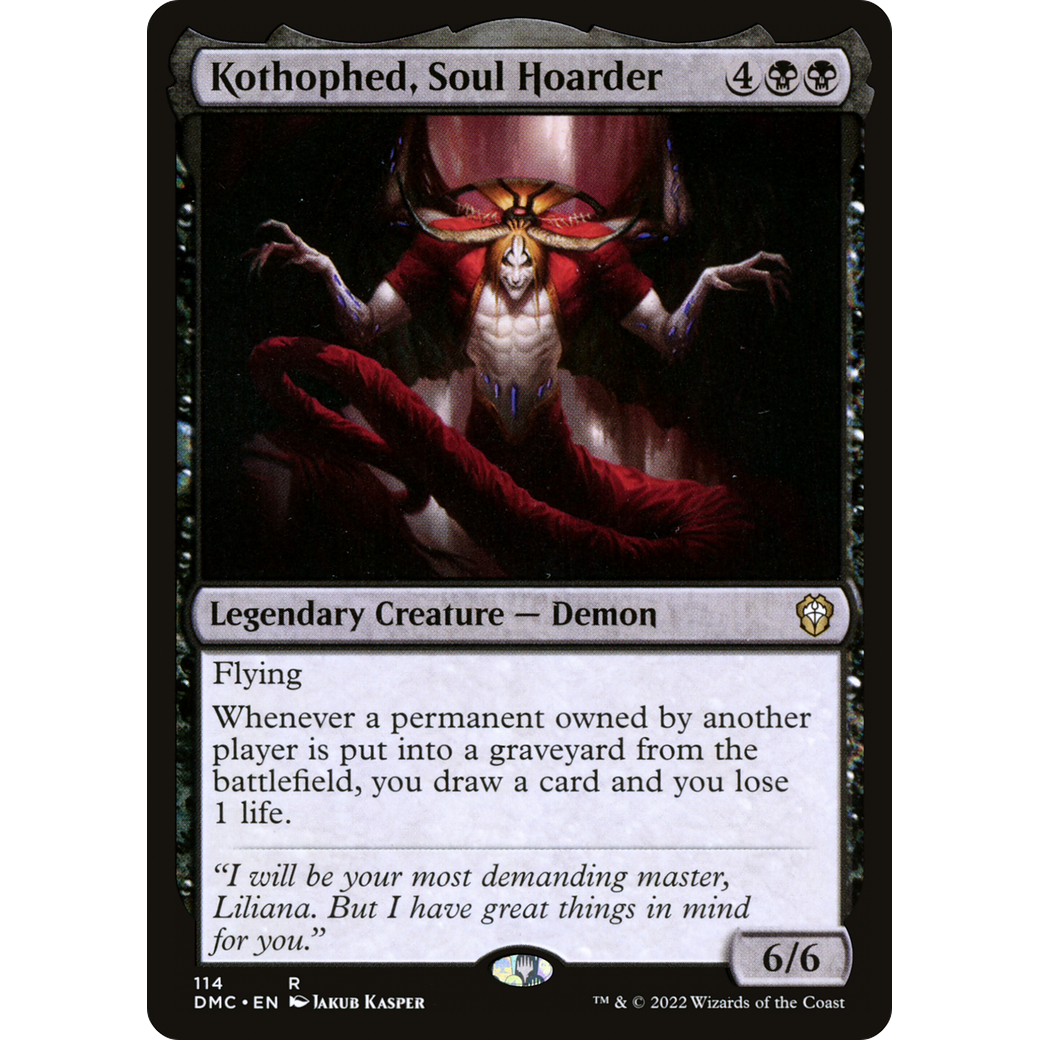 Kothophed, Soul Hoarder (DMC-114) - Dominaria United Commander