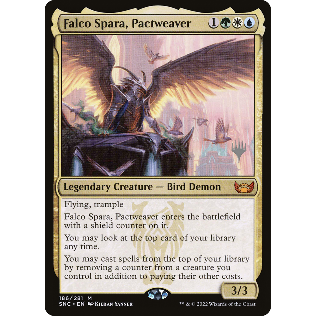 Falco Spara, Pactweaver (PPSNC-186) - Streets of New Capenna Promos