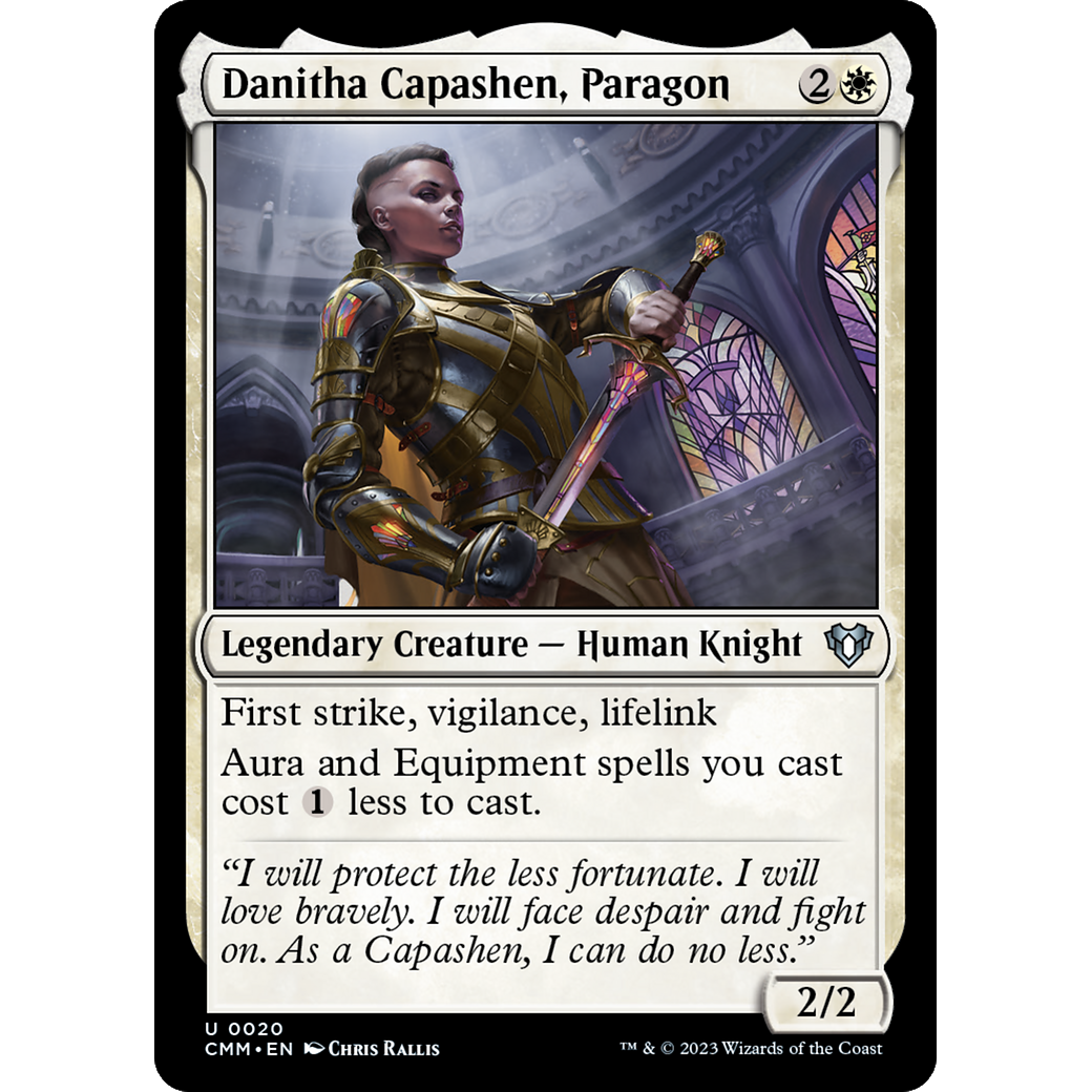 Danitha Capashen, Paragon (CMM-020) - Commander Masters Foil