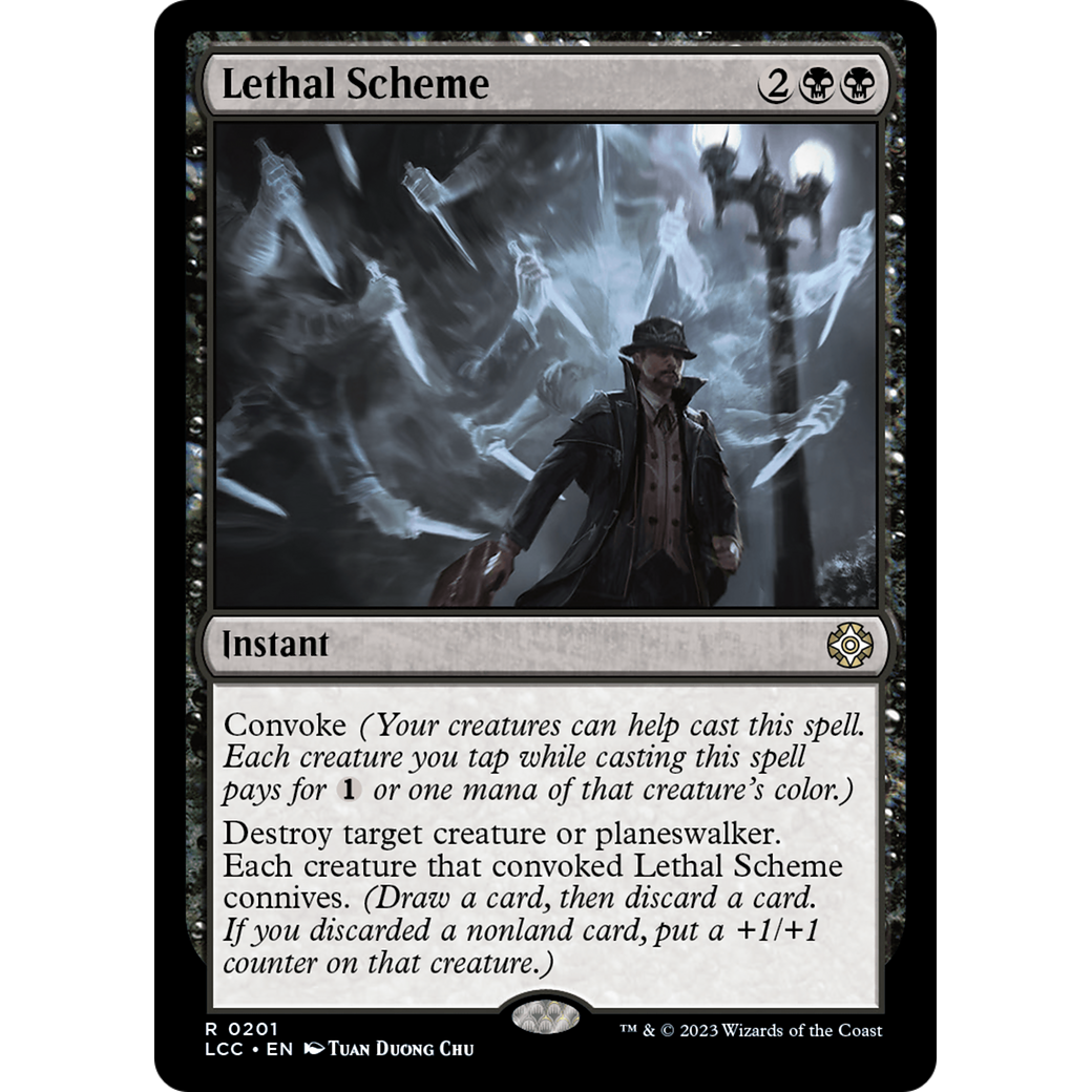 Lethal Scheme (LCC-201) - The Lost Caverns of Ixalan Commander