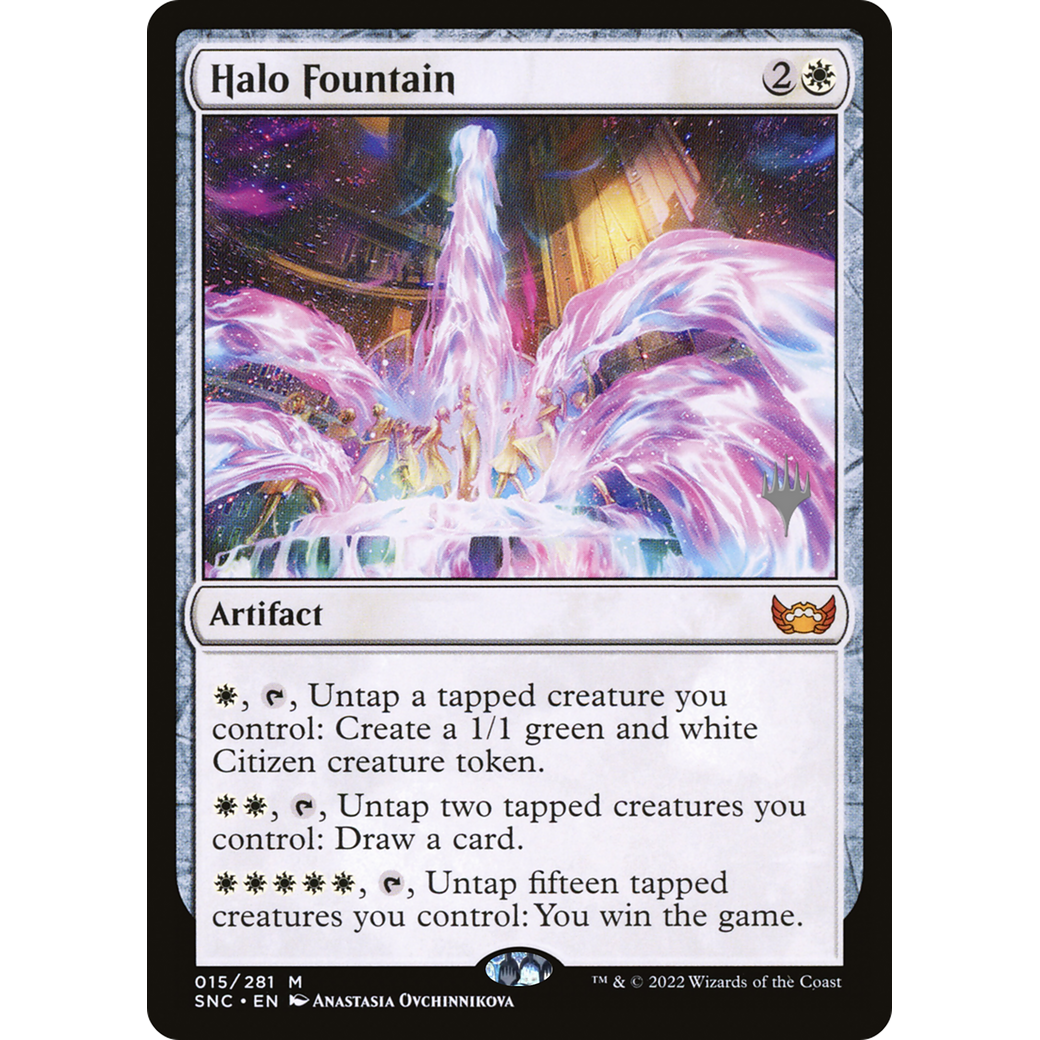 Halo Fountain (PPSNC-015) - Streets of New Capenna Promos Foil