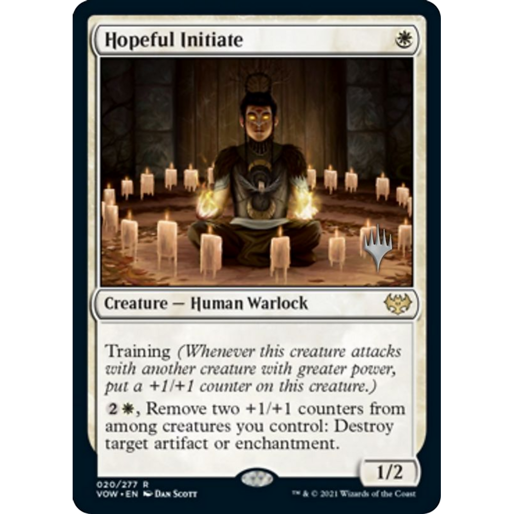 Hopeful Initiate (PPMOM-020) - Innistrad: Crimson Vow Promos Foil