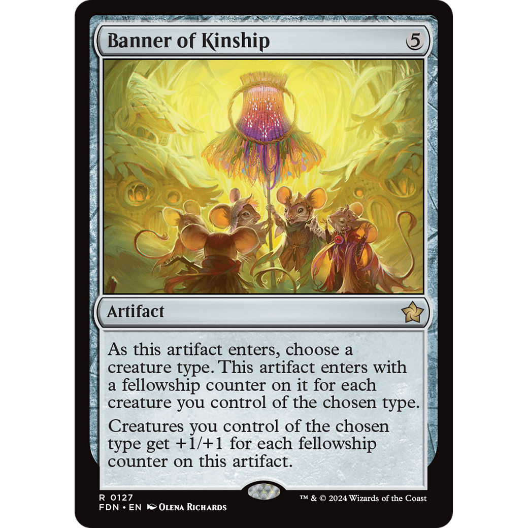 Banner of Kinship (FDN-127) - Foundations Foil