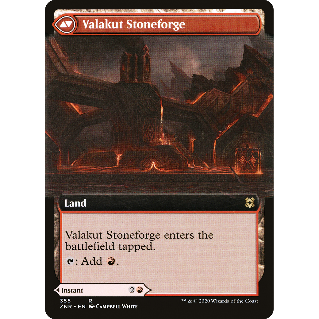 Valakut Awakening (Extended Art) (ZNR-355) - Zendikar Rising: (Extended Art) Foil