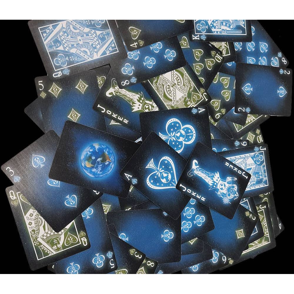 Bicycle Starlight Earth Glow Playing Cards