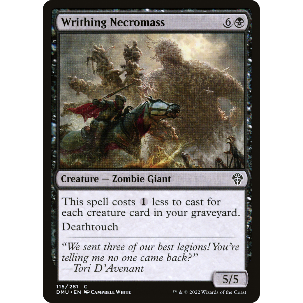 Writhing Necromass (DMU-115) - Dominaria United Foil
