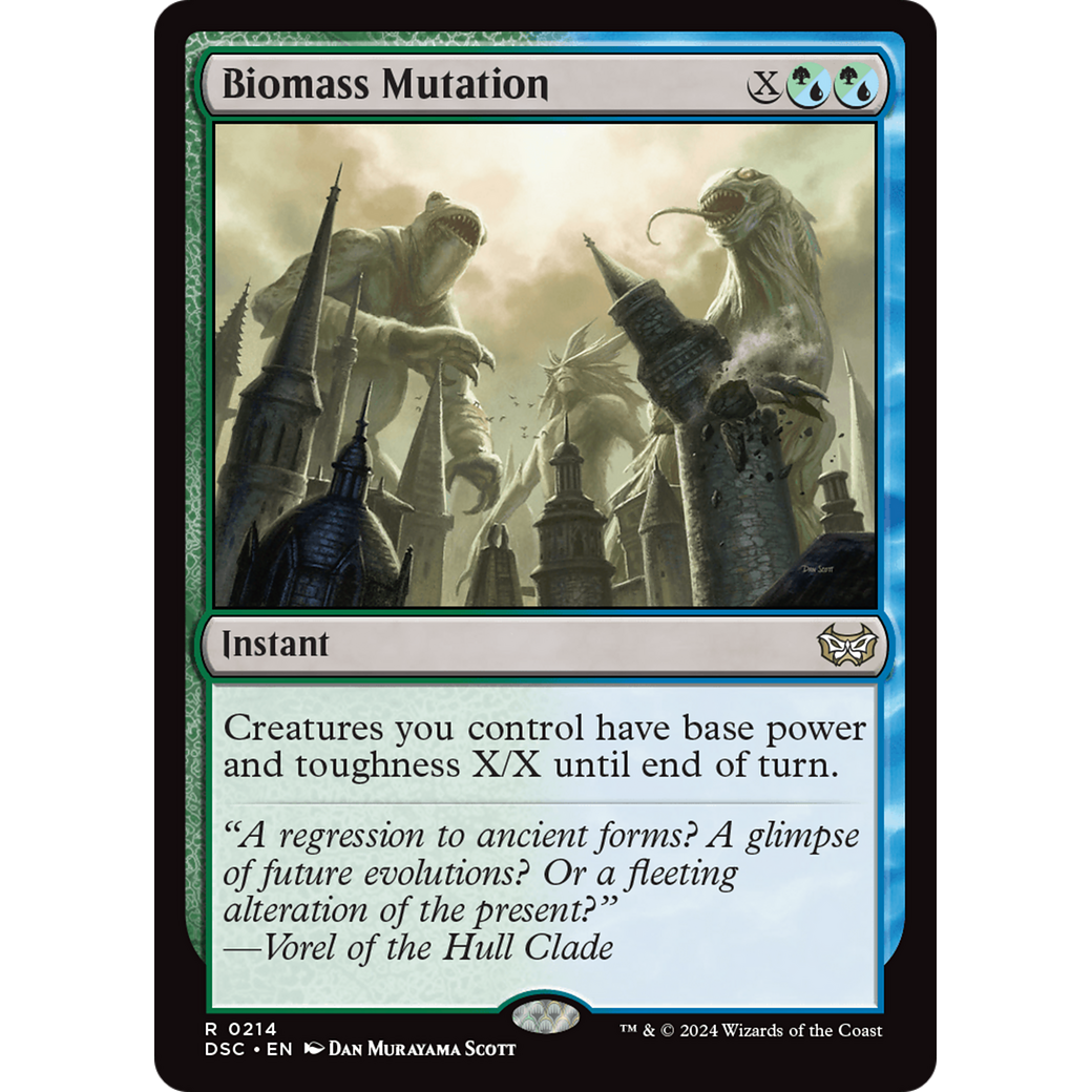 Biomass Mutation (DSC-214) - Duskmourn: House of Horror Commander