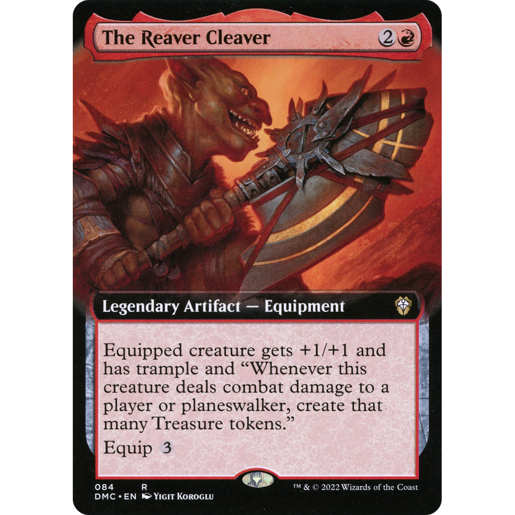 The Reaver Cleaver (Extended Art) (DMC-084) - Dominaria United Commander: (Extended Art)