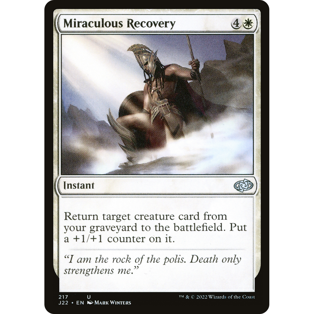 Miraculous Recovery (J22-217) - Jumpstart 2022