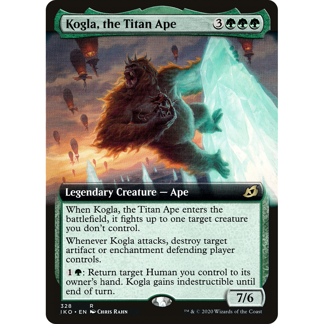 Kogla, the Titan Ape (Extended Art) (IKO-328) - Ikoria: Lair of Behemoths: (Extended Art)