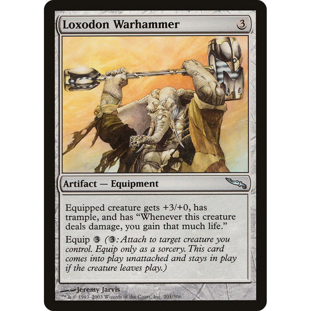 Loxodon Warhammer (MRD-201) - Mirrodin Foil