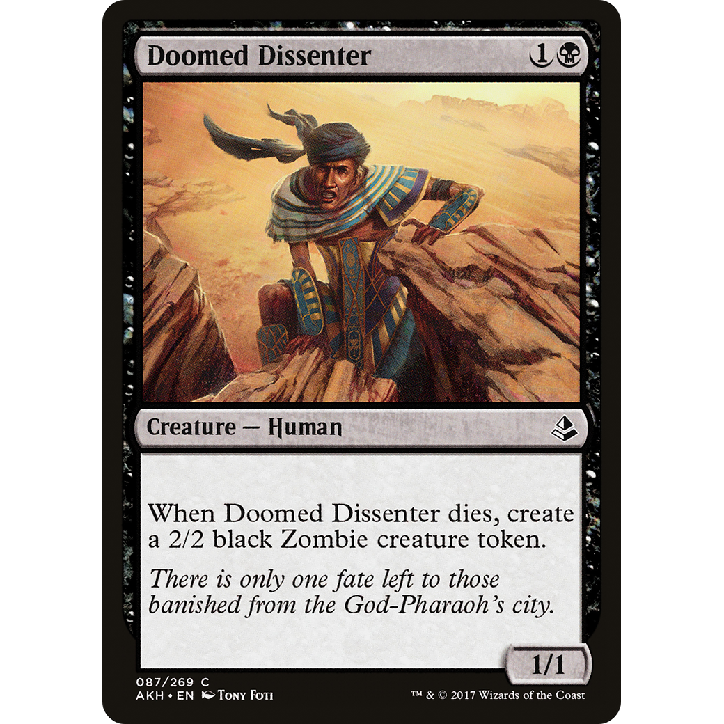 Doomed Dissenter (AKH-087) - Amonkhet