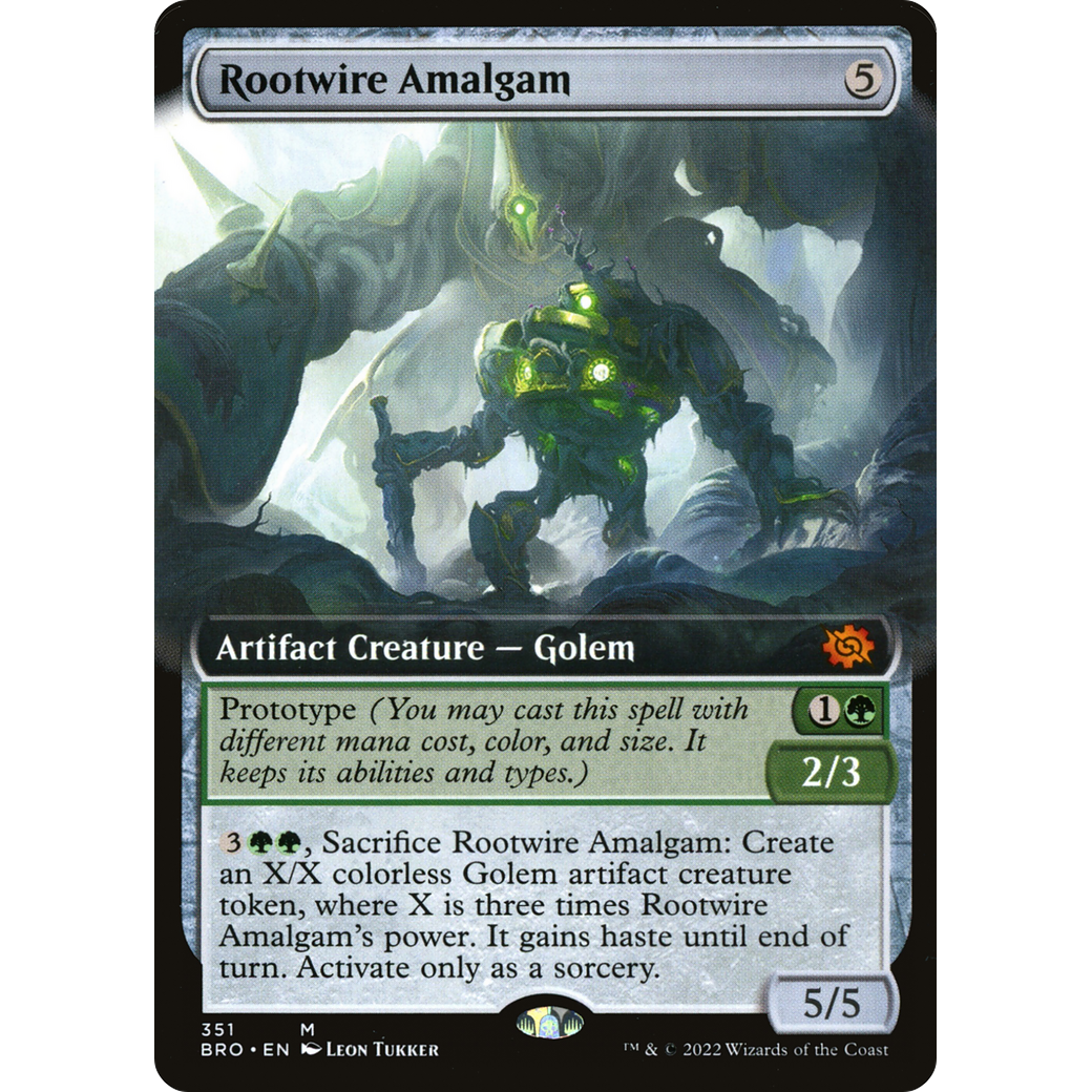 Rootwire Amalgam (Extended Art) (BRO-351) - The Brothers' War: (Extended Art)
