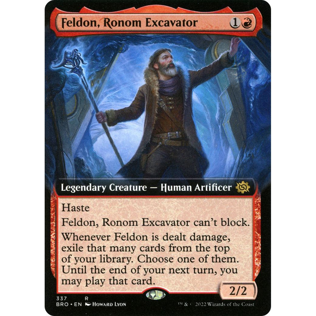 Feldon, Ronom Excavator (Extended Art) (BRO-337) - The Brothers' War: (Extended Art)