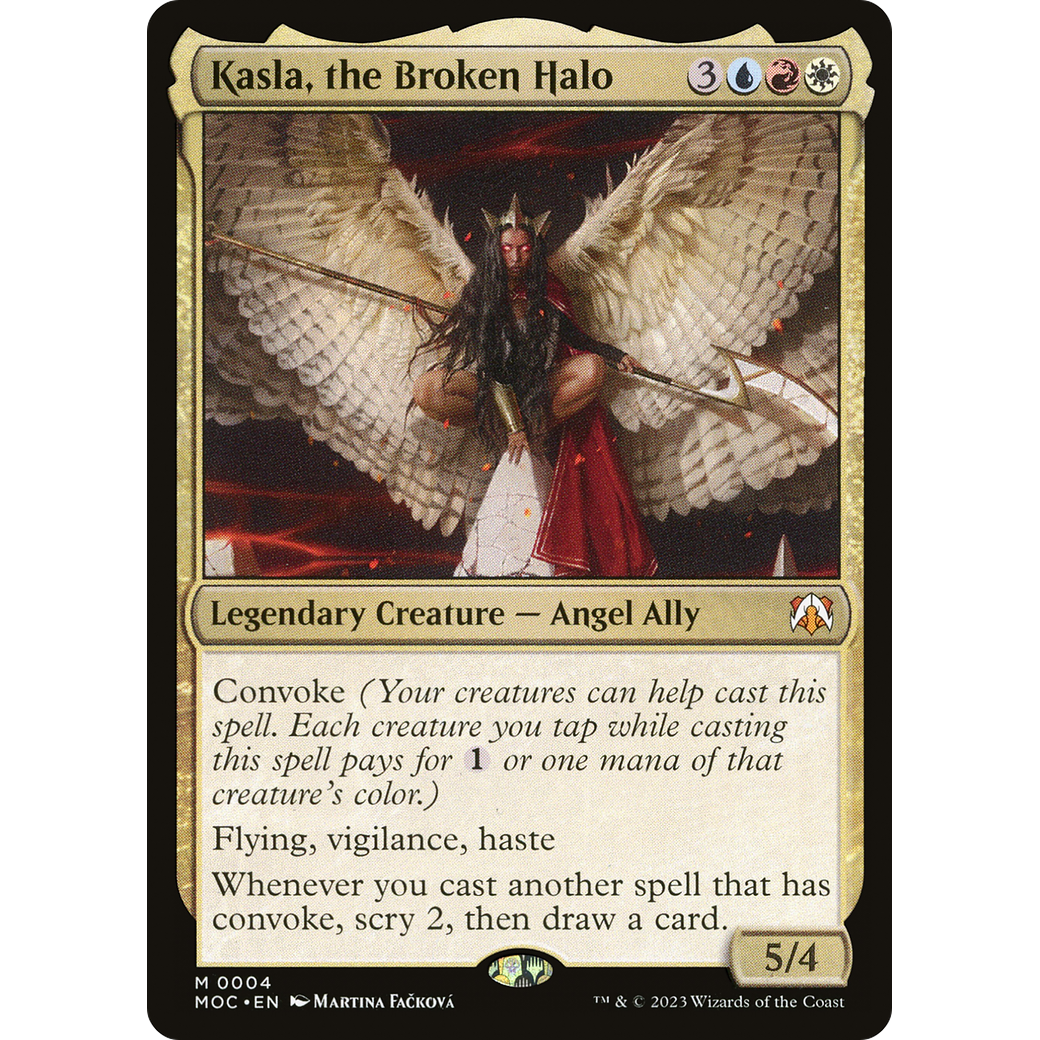 Kasla, the Broken Halo (MOC-004) - March of the Machine Commander Foil
