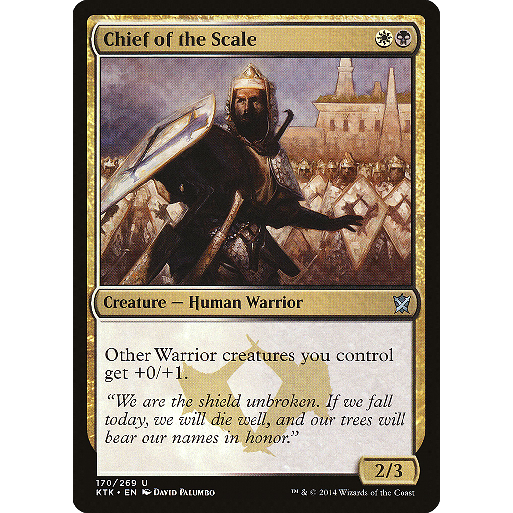 Chief of the Scale (KTK-170) - Khans of Tarkir Foil