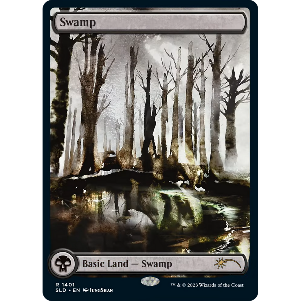 Swamp (1401) (SLD-1401) - Secret Lair Drop Foil