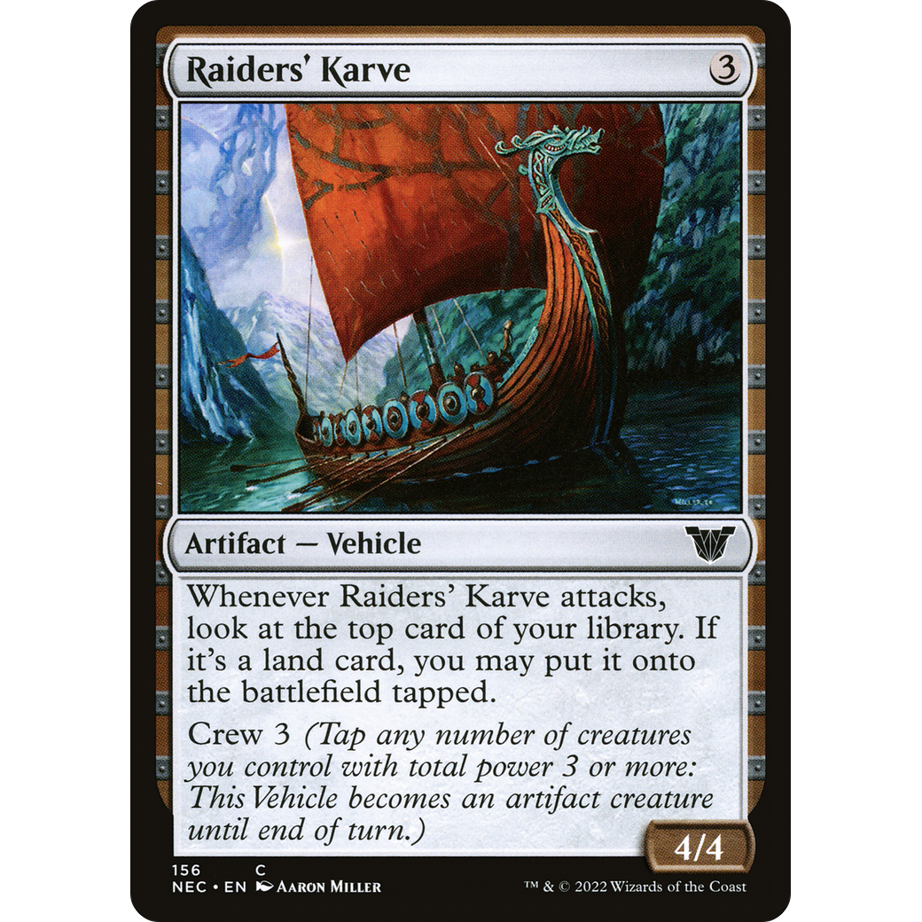 Raiders' Karve (NEC-156) - Neon Dynasty Commander