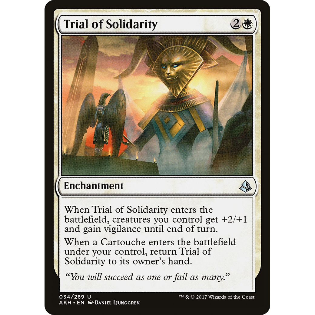 Trial of Solidarity (AKH-034) - Amonkhet Foil