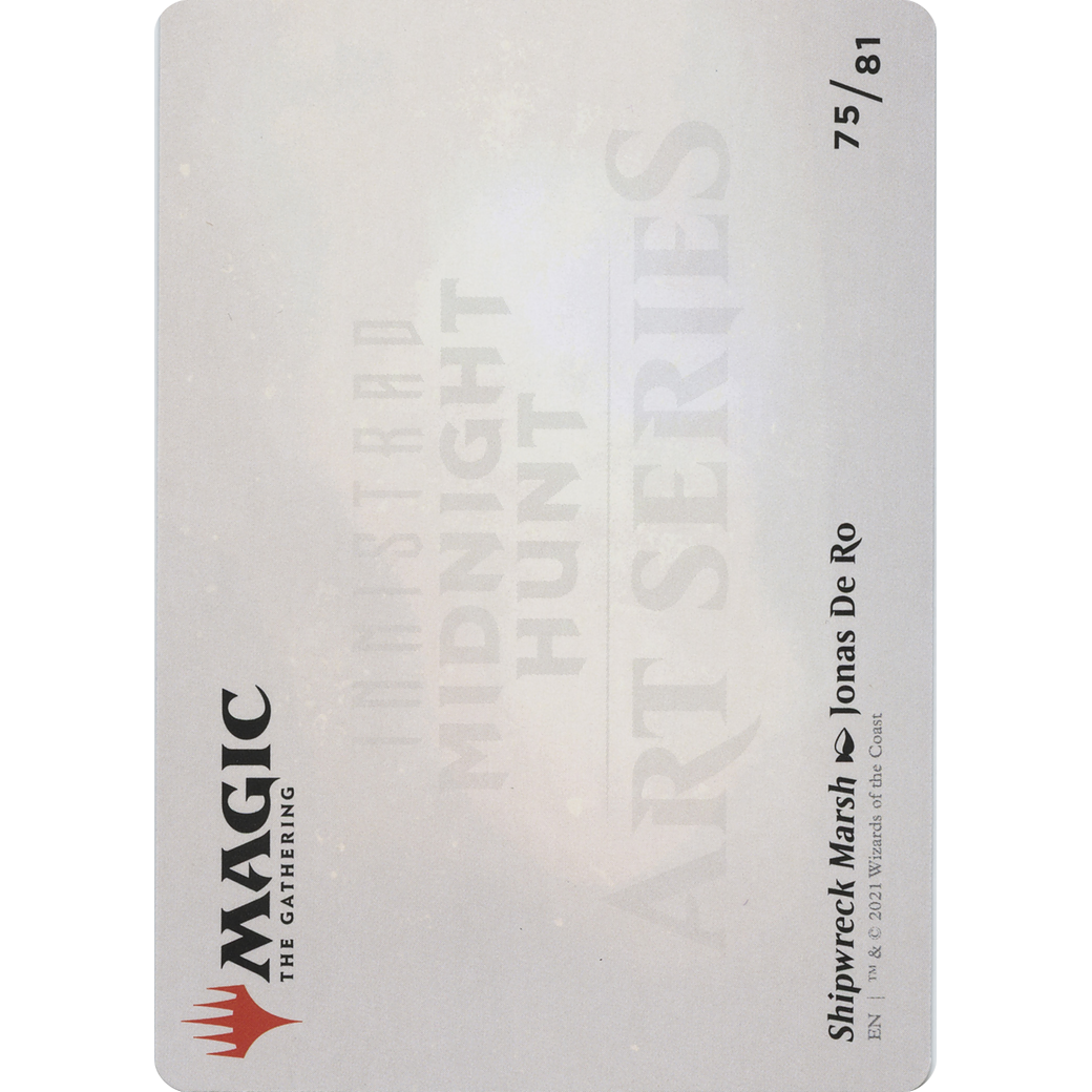 Shipwreck Marsh // Shipwreck Marsh (AMID-075) - Midnight Hunt Art Series (Borderless) Foil