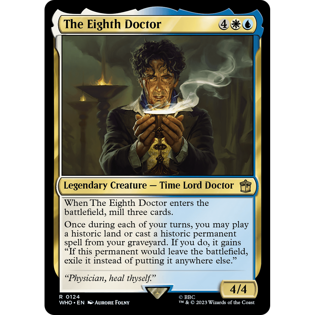 The Eighth Doctor (WHO-124) - Doctor Who Foil