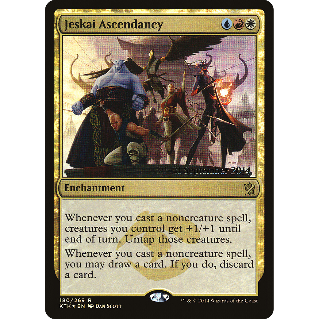 Jeskai Ascendancy (PRE-180) - Khans of Tarkir Promos Foil