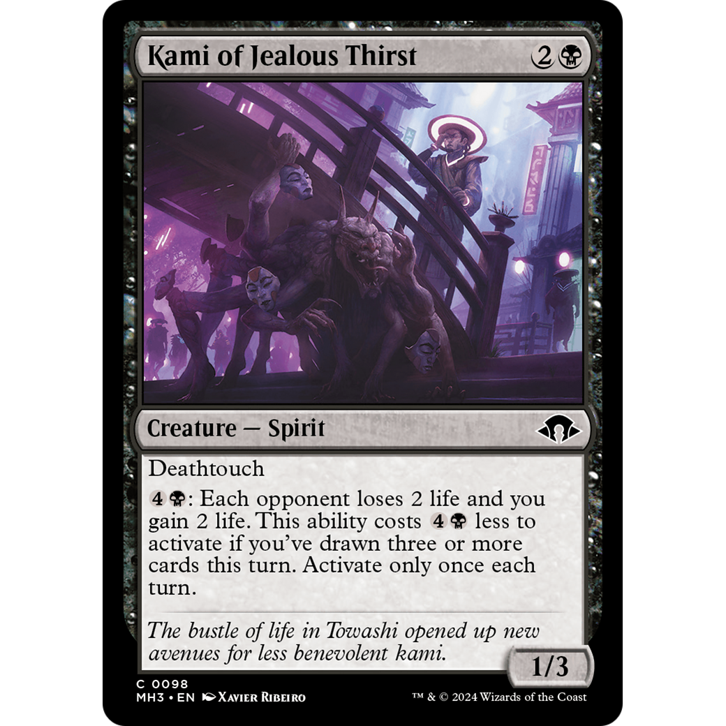 Kami of Jealous Thirst (MH3-098) - Modern Horizons 3 Foil