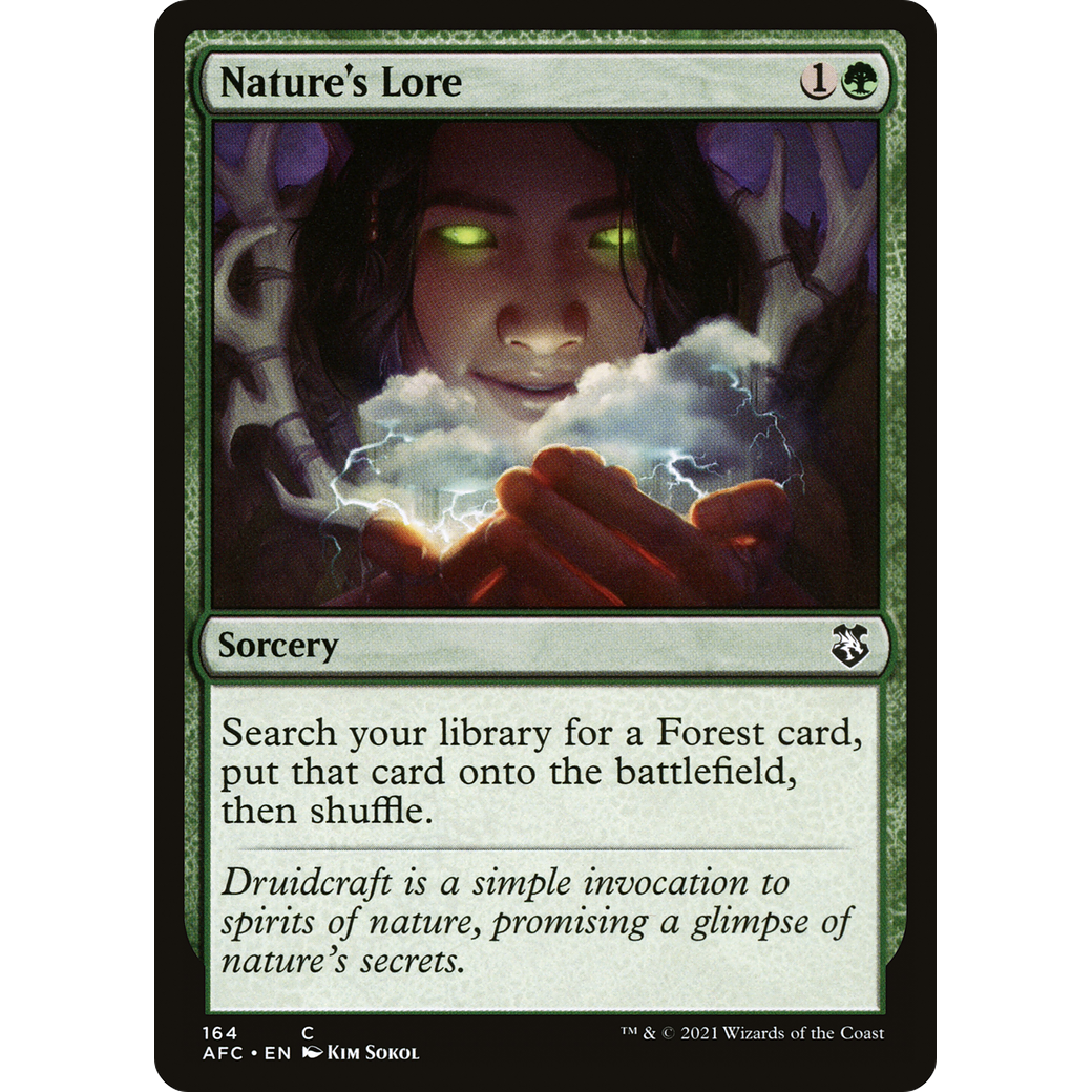 Nature's Lore (AFC-164) - Forgotten Realms Commander