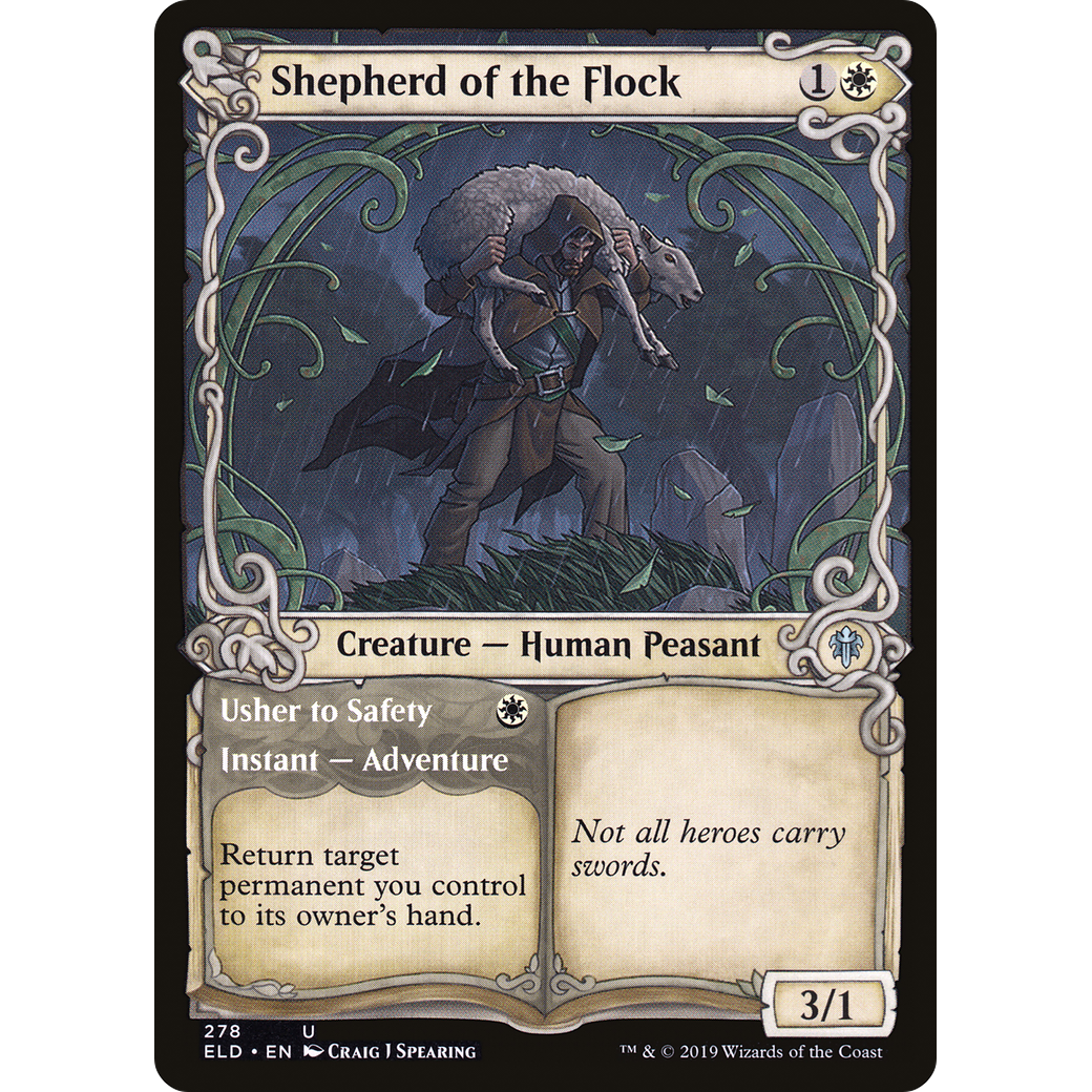 Shepherd of the Flock (Showcase) (ELD-278) - Throne of Eldraine: (Showcase) Foil