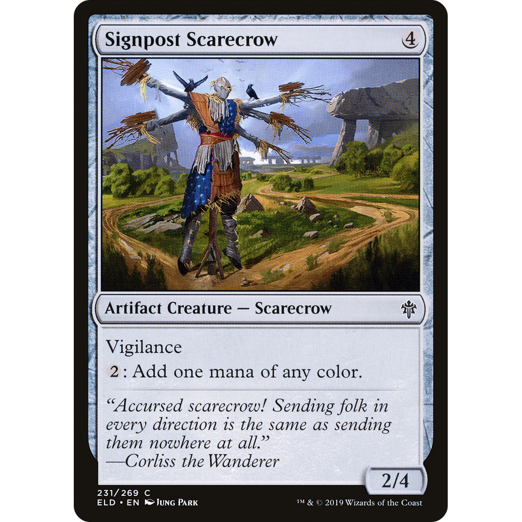 Signpost Scarecrow (ELD-231) - Throne of Eldraine Foil