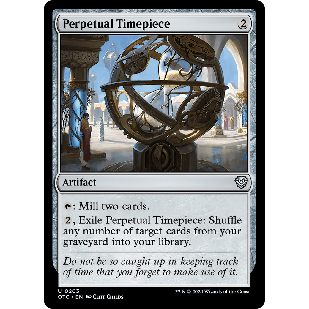 Perpetual Timepiece (OTC-263) - Outlaws of Thunder Junction Commander