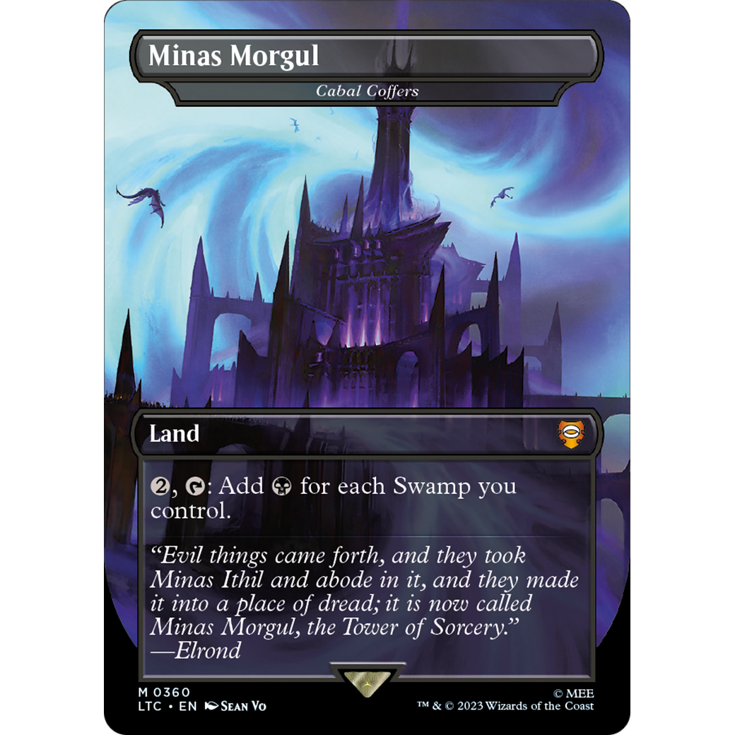 Cabal Coffers (LTC-360) - Tales of Middle-earth Commander / Minas Morgul (Borderless) Foil