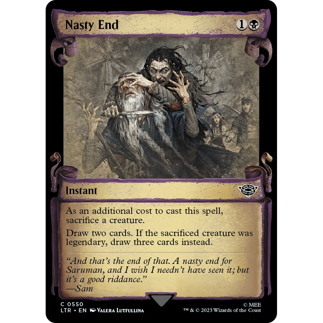 Nasty End (LTR-550) - The Lord of the Rings: Tales of Middle-earth: (Showcase)
