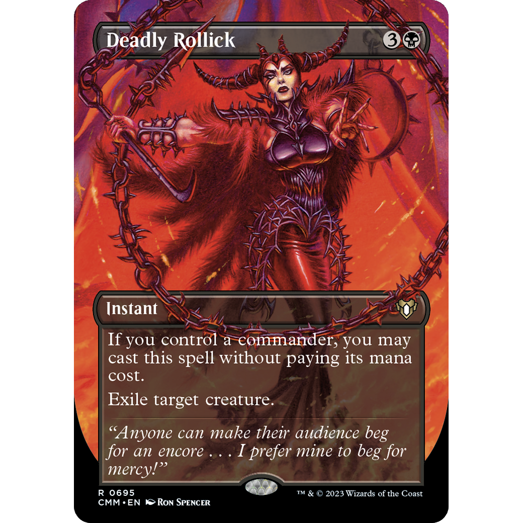 Deadly Rollick (CMM-695) - Commander Masters (Borderless) Foil