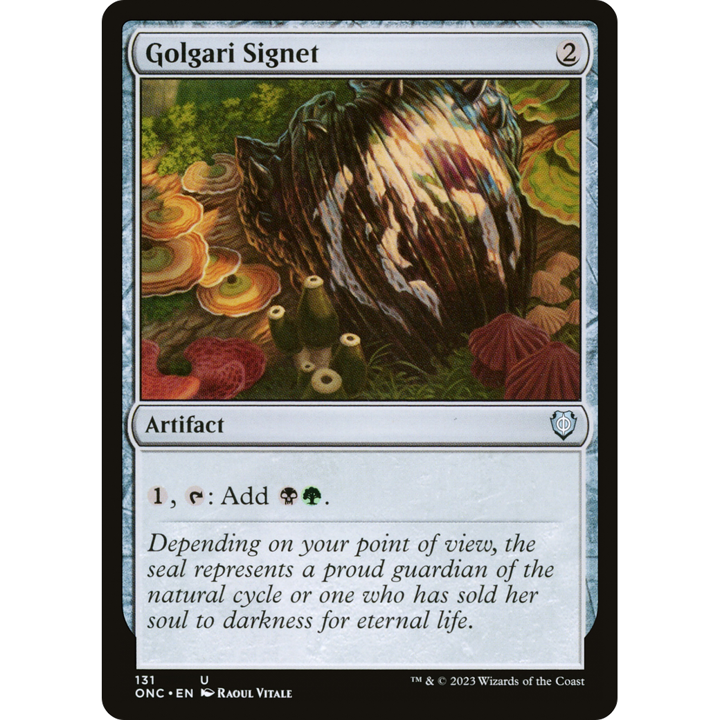 Golgari Signet (ONC-131) - Phyrexia: All Will Be One Commander