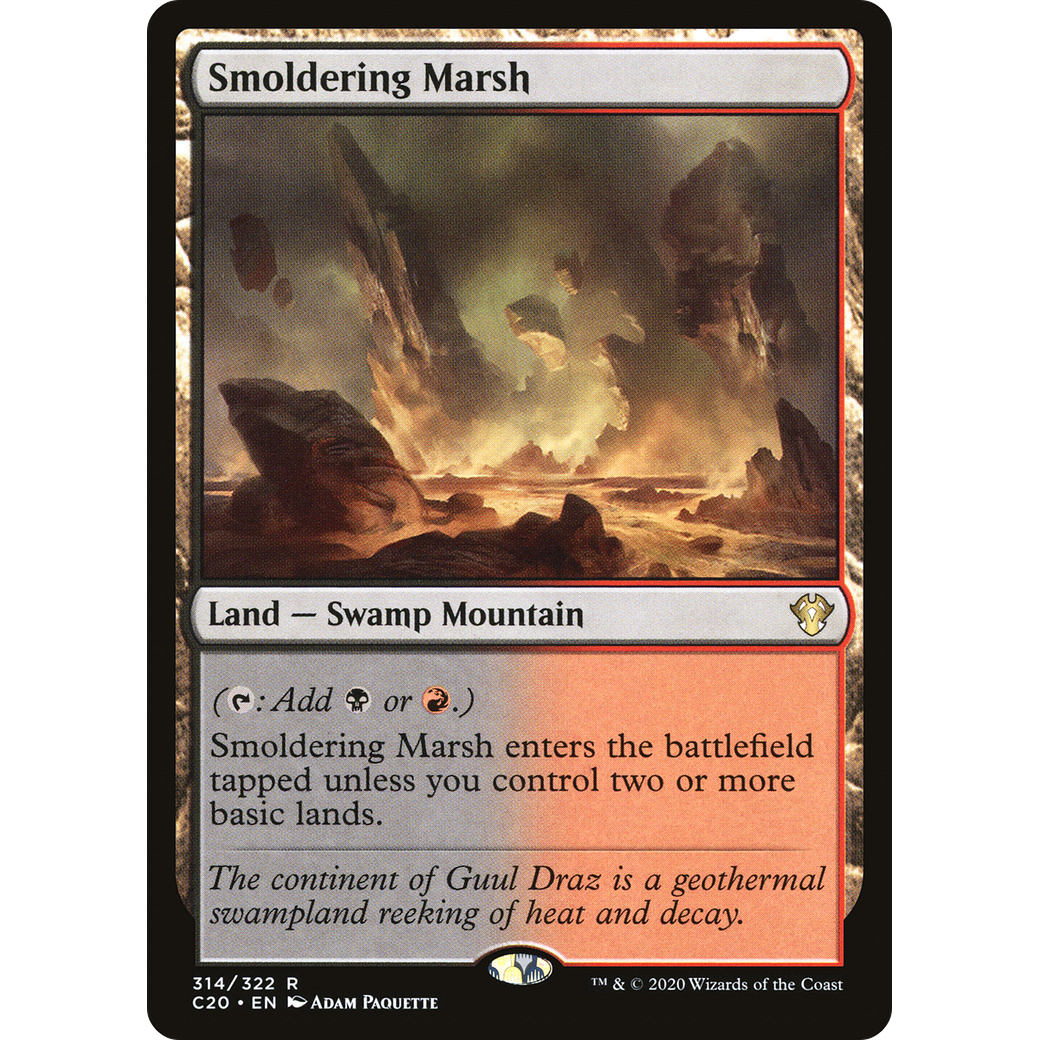Smoldering Marsh (C20-314) - Commander 2020