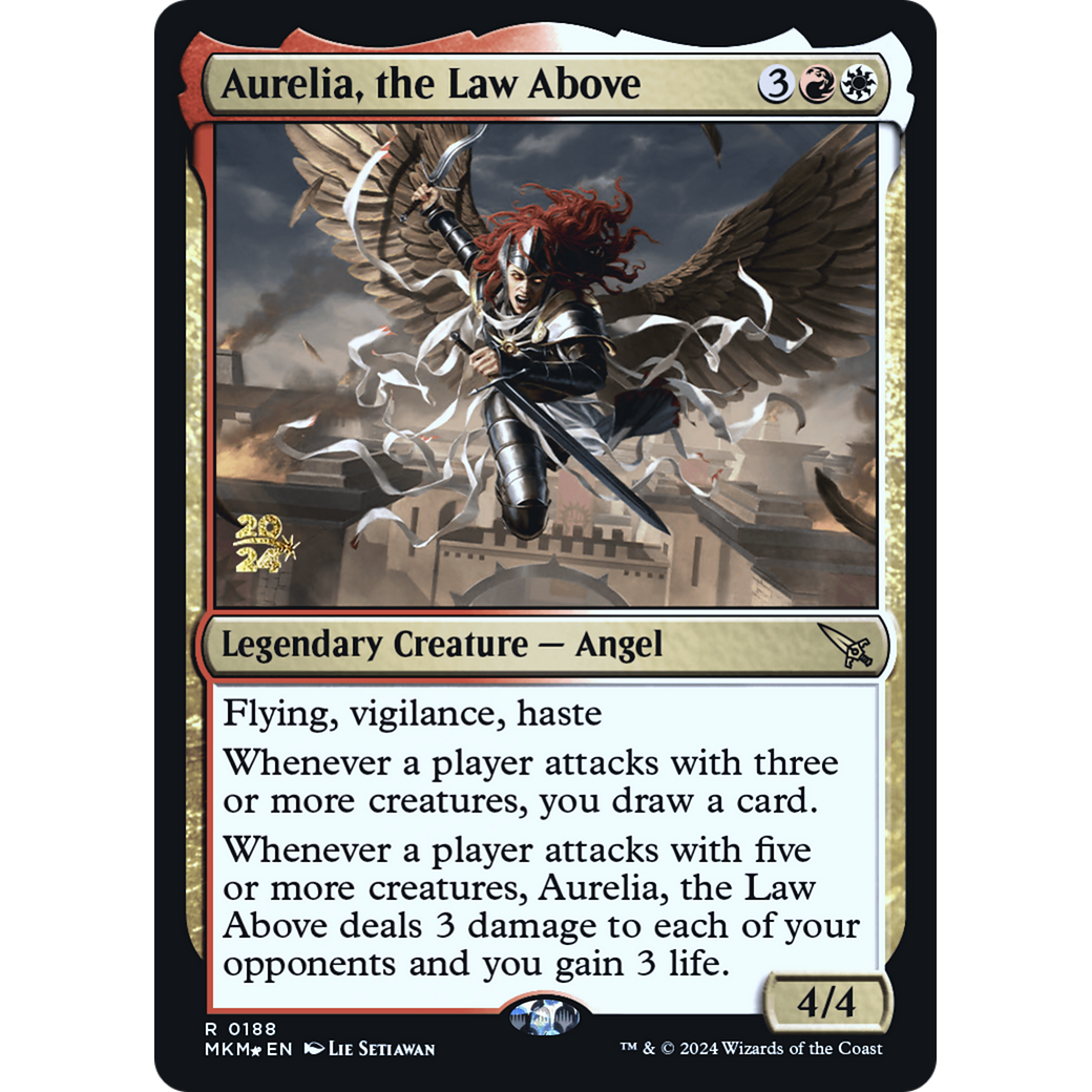 Aurelia, the Law Above (PRE-188S) - Murders at Karlov Manor Promos Foil