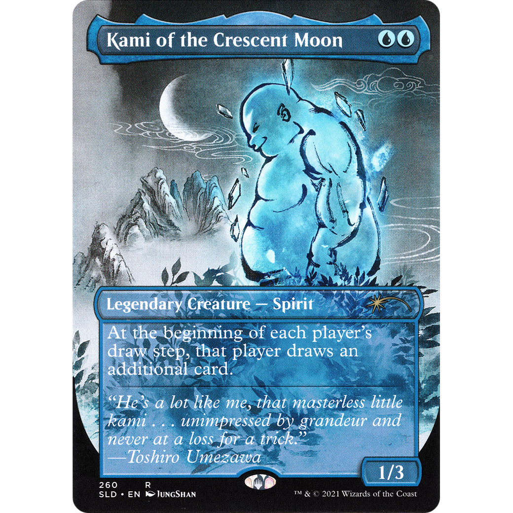 Kami of the Crescent Moon (SLD-260) - Secret Lair Drop (Borderless) Foil