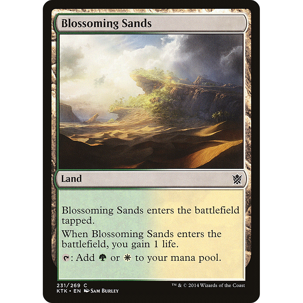 Blossoming Sands (KTK-231) - Khans of Tarkir