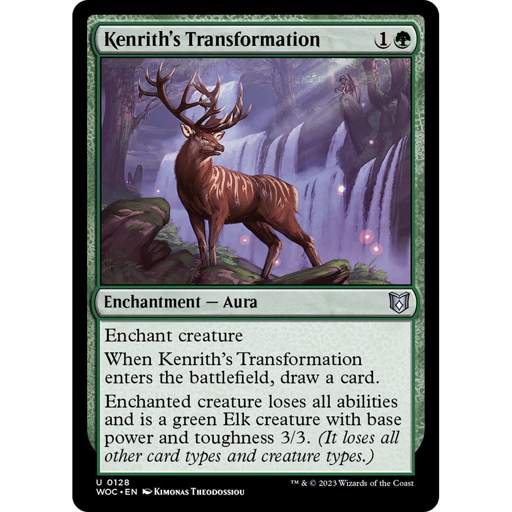 Kenrith's Transformation (WOC-128) - Wilds of Eldraine Commander