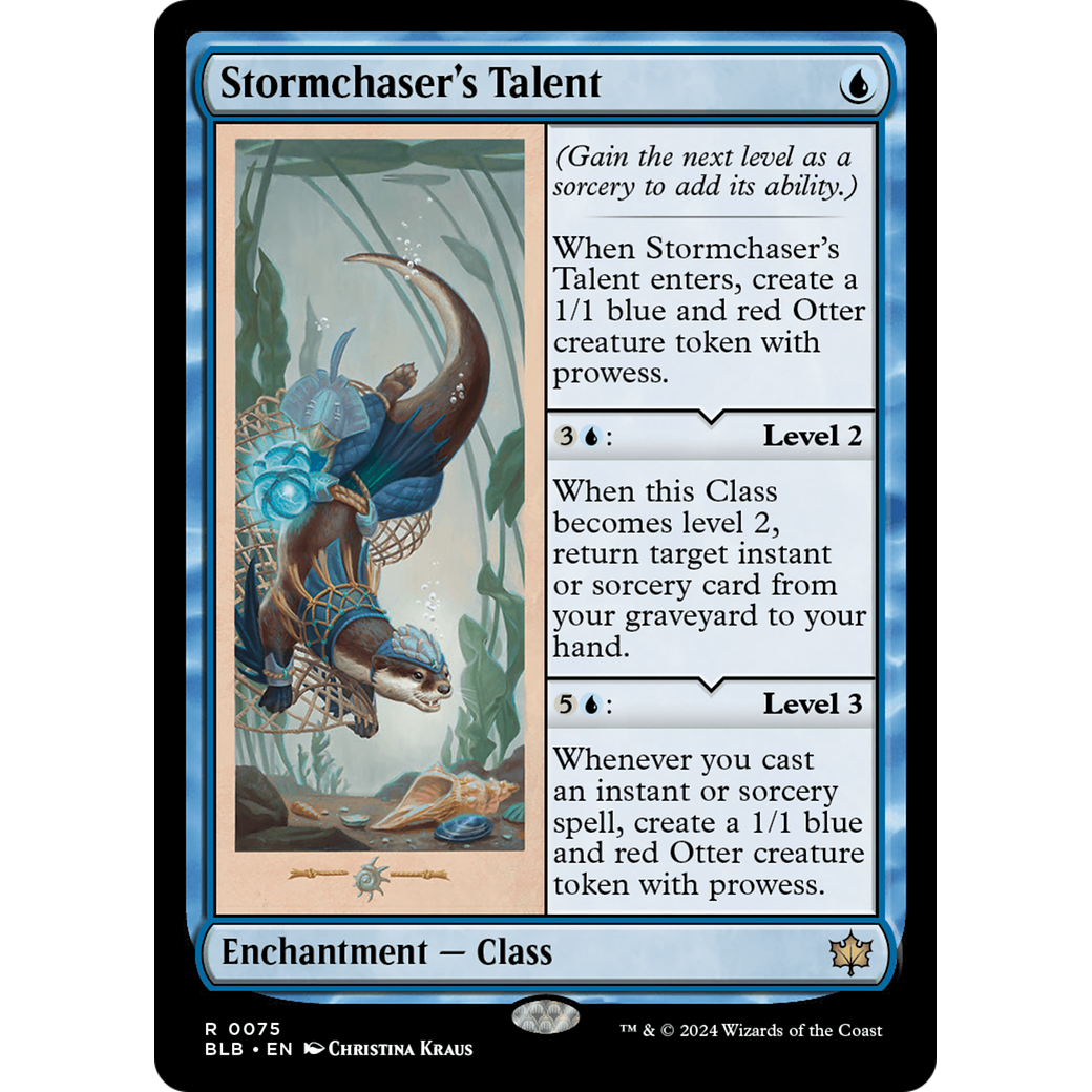 Stormchaser's Talent (BLB-075) - Bloomburrow Foil