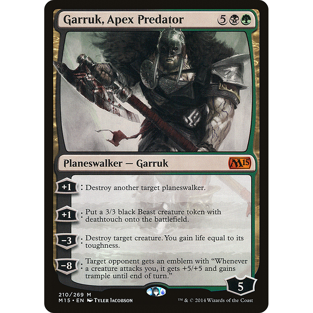 Garruk, Apex Predator (M15-210) - Magic 2015