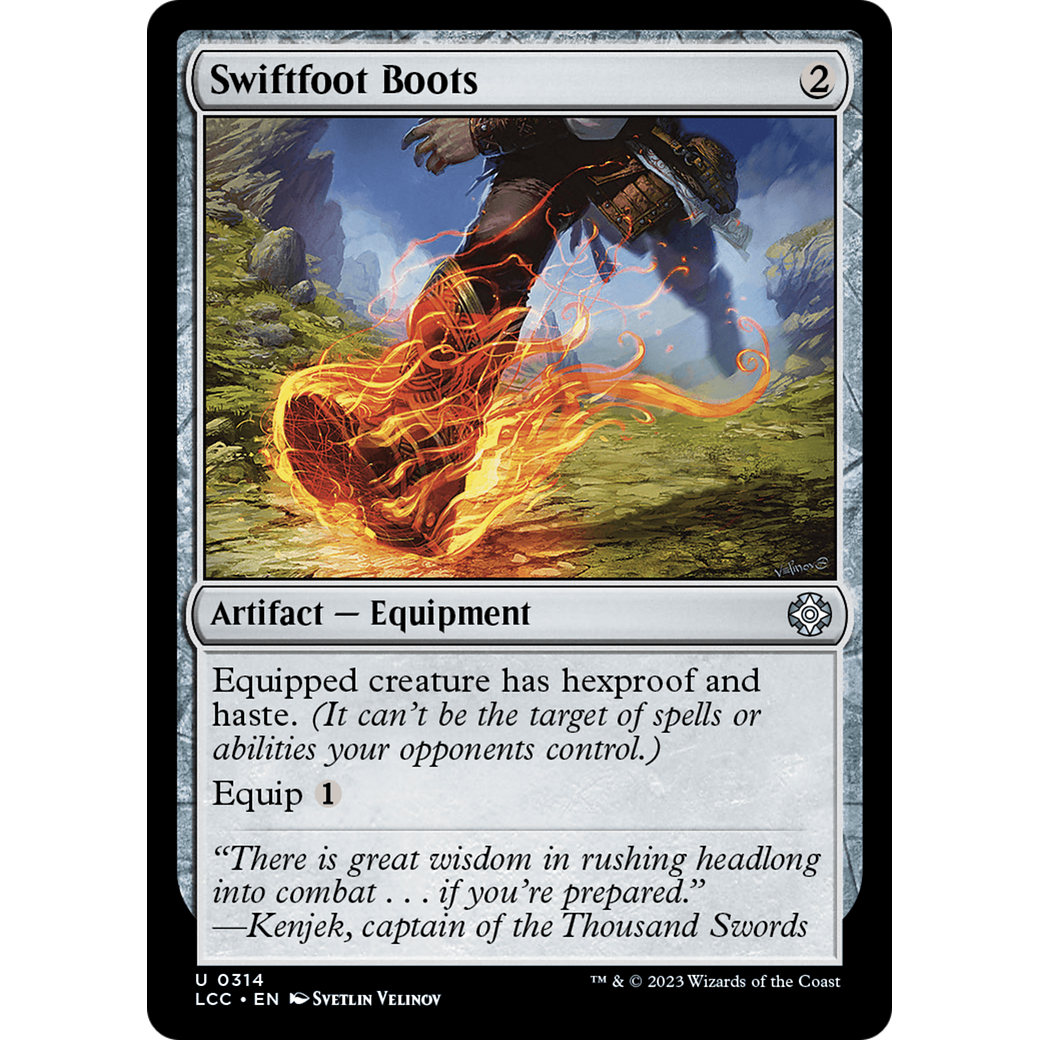 Swiftfoot Boots (LCC-314) - The Lost Caverns of Ixalan Commander