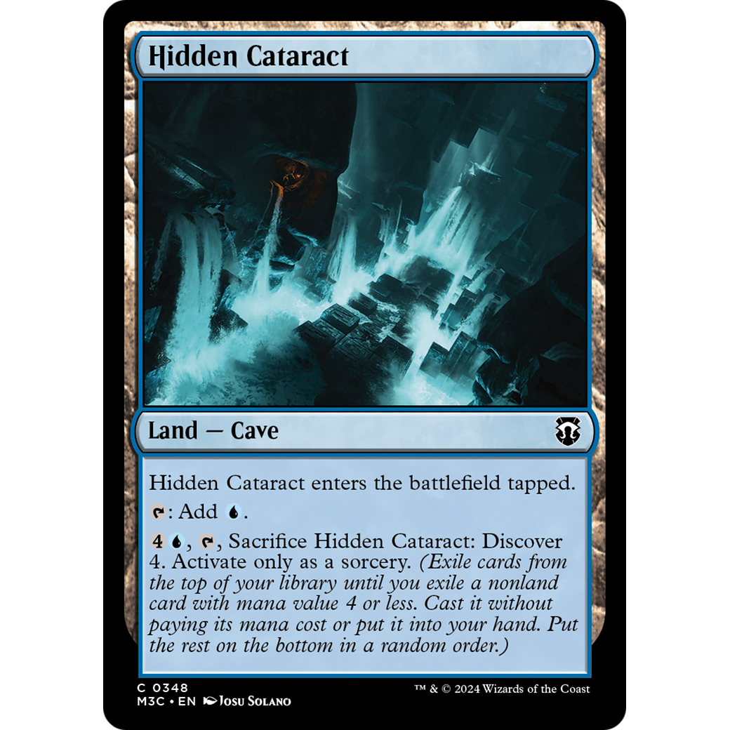 Hidden Cataract (M3C-348) - Modern Horizons 3 Commander Foil
