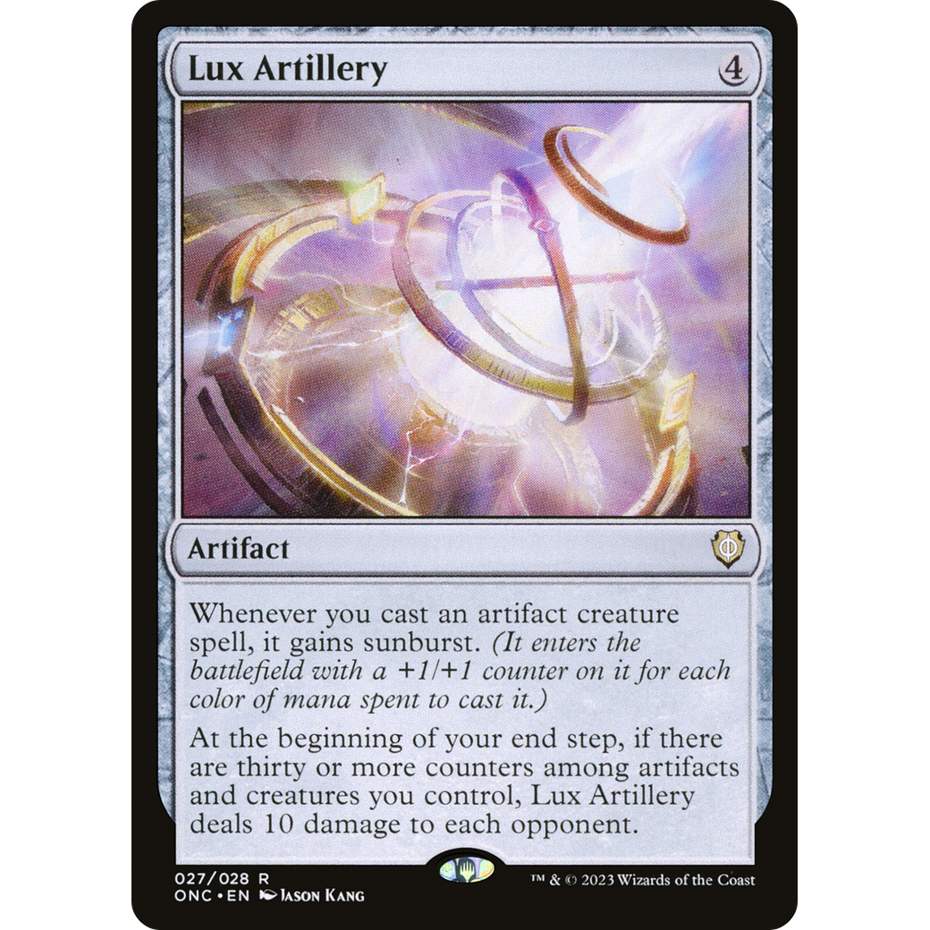 Lux Artillery (ONC-027) - Phyrexia: All Will Be One Commander